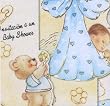 100 Baby Shower Mini Remembrances Cards in Spanish - Baby Boy, 1.5" x 2.5"