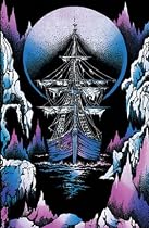 Ice Ship (Moonlight) Flocked Blacklight Poster Print - 24" X 36"