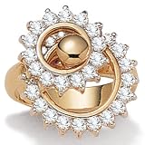 DiamonUltra&trade; Cubic Zirconia Spinning Top Ring