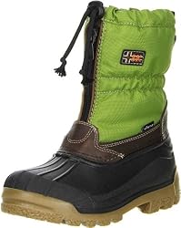 Vista Canada POLAR Kinder Winterstiefel Snowboots Thermo-TEX Innenschuhe grün, Doppelgröße:27/28;Farbe:Grün