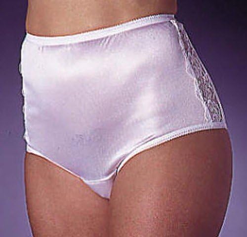 Prime Life Fibers L123WHTXXXL Wearever XXXLarge WoMens Nylon and Lace Incontinence Panties in White
