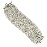 Lee Angel Marion Multi-Strand Silver Plated Ca