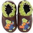 Robeez Fix It Dino Brown/Green Slip-on
