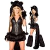 Kost�m SEXY BLACK CAT Fasching Karneval Katze Gr. 34-38 GoGo