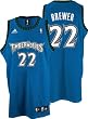 Corey Brewer Jersey: adidas Blue Swingman #22 Minnesota Timberwolves Jersey