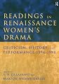 Readings In Renaissance Women's Drama