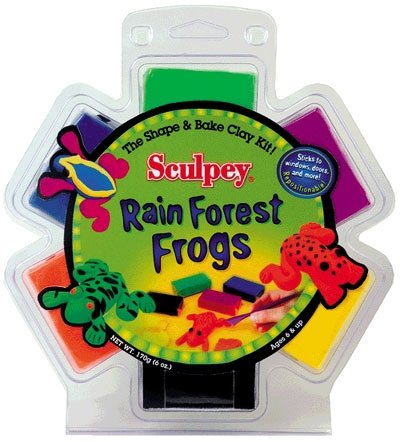 Childrens Toyshop  Toys : Rainforest Frogs Sculpey III