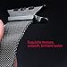 LSoug Apple Watch Band - Magnet Closure, 38mm Milanese Loop Stainless Steel Bracelet Strap, Replacement Wrist Band for iWatch - Black