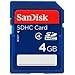 SanDisk 4GB SDHC card (Retail Package)