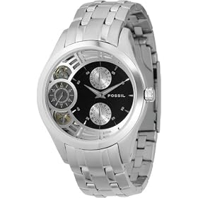 FOSSIL (�t�H�b�V��) �r���v TWIST �u���b�N�~�V���o�[ ME1011 �����Y [���K�A���i]
