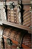 Bamboo Set of Three Trunks 7363