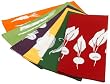 DII Veggie Prints Dishtowel, Set of 6