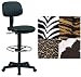 OSP DC517-237 Zebra Fabric Animal Print Commercial Drafting Stools