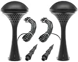 OSD Audio OS450 Outdoor Compact Omni Speaker, Pair (Black)
