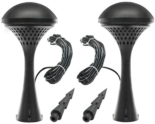 OSD Audio OS450 Outdoor Compact Omni Speaker, Pair (Black)