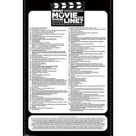 What Movie Whose Line Movie Quotes Poster Print - 24x36