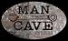 Man Cave Oval - Large 24