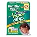 Breathe Right-Mentholated Vapor Strips Clear Sm/Med,(2 pack - 56ct. total)