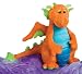 Fire Kiss Orange Baby Dragon Plush Stuffed Animal