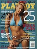 Playboy March 2006 Jessica Alba on Cover, Kanye West Interview, Franz Ferdinand 20 Questions, Willa Ford/UFC Nude, Tony D'Souza Fiction, Sexiest Celebrities