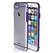 for iPhone 6 Case - Bear Motion for iPhone 6 4.7 - Premium PC-TPU Back Cover Case for iPhone 6 with 4.7 inch Screen (Purple)
