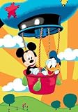 Disney Mickey Mouse Children's 'Balloon' Bedroom Rug 3ft 1