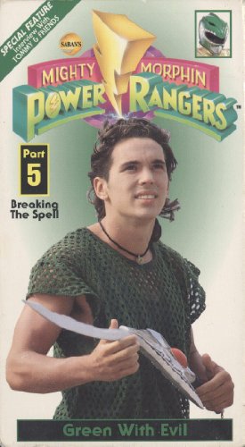 Vhs mighty morphin Power rangers: Green with evil, part 5 (729014201035)