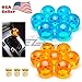 EZAUTOWRAP Universal Orange Dragon Ball Z 1 Star 54mm Shift Knob with Adapters Will Fit Most Cars