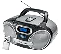 LUXUS STEREO RADIO MIT TOP LOADING CD PLAYER MIT MP3 INKL USB PORT + MMC SD CARD SLOT + LCD DISPLAY NEU + OVP