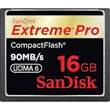 SanDisk 16GB Extreme Pro CF memory card - UDMA 90MB/s 600x (SDCFXP-016G-A91, US Retail Package)