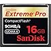 SanDisk 16GB Extreme Pro CF memory card - UDMA 90MB/s 600x (SDCFXP-016G-A91, US Retail Package)