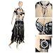 (Price/6 pcs)Bellyqueen™ Dancing Costume, Sequined Halter Bra And Lotus Leaf Skirt Set, Vogue Style