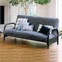 Furniture online: Hillsdale Furniture 1454 Geneva Futon, Black Powder Coat