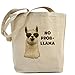 CafePress No Problem Llama Tote Bag Natural Canvas Tote Bag, Reusable Shopping Bag