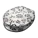 Printed Flowers Novelty Toilet Seat with Metal Round Hinges