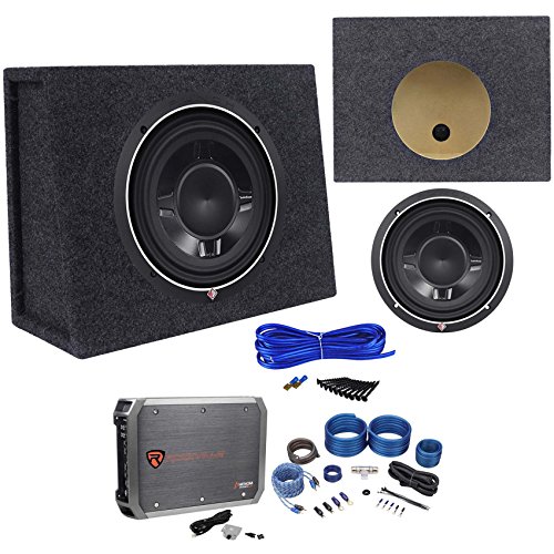 Rockville Slim Sub Box Enclosure for 2 Rockford Fosgate P3SD210 10