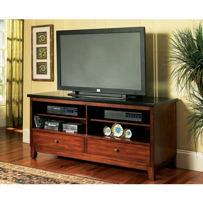 Steve Silver Granite Bello 60 Inch TV Stand in Cherry