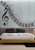 Piano Keyboard - Vinyl Wall Decals Murals Stickers Art Graphic - 29