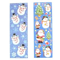 Kids Christmas sticker strips (2 strips)