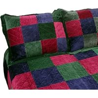 Patchwork Bed Quilts King Size by Cotton Craft Velvet Pattern Set