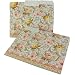 French Floral Romantic shabby roses Design gorgeous richly colored set of 10 Tabbed f...
