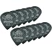 Dunlop Tortex Pitch Black Jazz Guitar Picks 1 Dozen, 1.14Mm