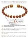 Raw Amber Teething Bracelet or Anklet, Certified Amber Beads, 50% Higher in Value and Effectiveness, Teething Remedies that Reduce Teething Pain & Drooling Naturally /DCGN.U-BRQ/14.5/5.7IN