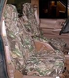 Hatchie Bottom Leather Camo Seat Cover Front - Chevy S-10 1998-1999