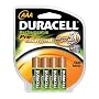 Duracell Pre Charged Rechargeable Nimh AAA Batteries, 4-Pack