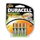 Duracell Pre Charged Rechargeable Nimh AAA Batteries, 4-Pack