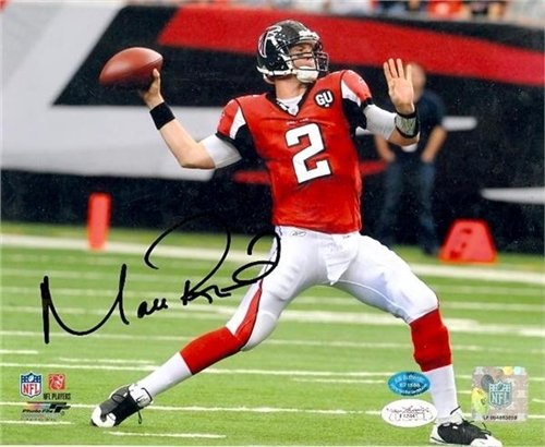 Matt Ryan Autographed/Hand Signed 8x10 Photo (Atlanta Falcons) JSA Image #1