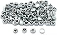 Watch Crowns Assortment of 100pcs, Chromed Watch Parts
