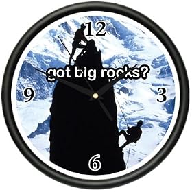 ROCK CLIMBING ~Wall Clock~ climber gear rope harness