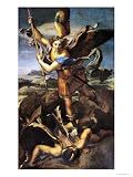St. Michael Overwhelming the Demon, 1518 Giclee Poster Print